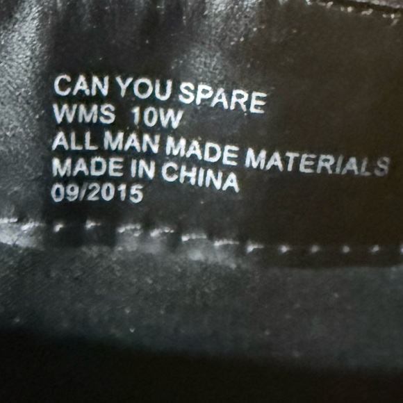 Women’s Knee High Black Leather Boots Size 10W - Picture 9 of 11